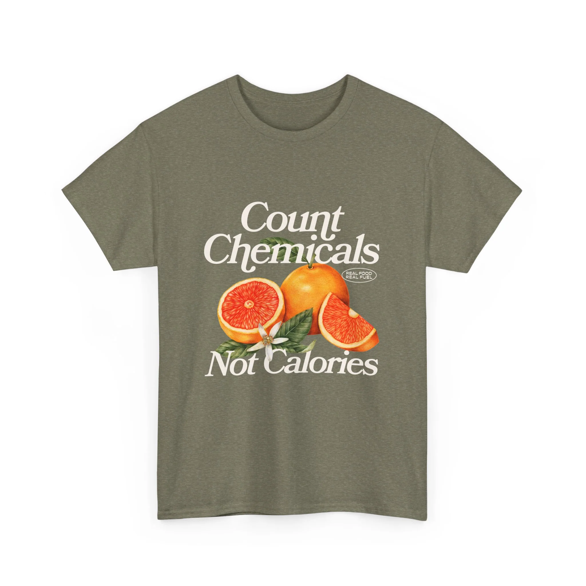"Count Chemical Not Calories " Cotton Front Design Loose Fit - Image 11