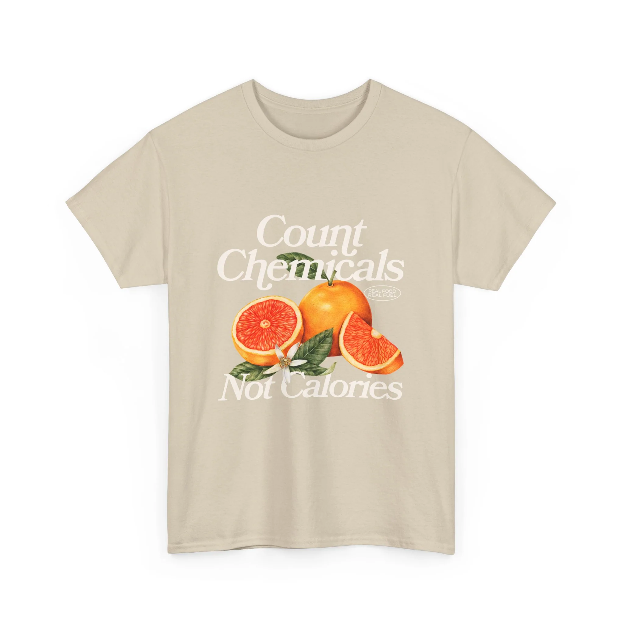 "Count Chemical Not Calories " Cotton Front Design Loose Fit - Image 14