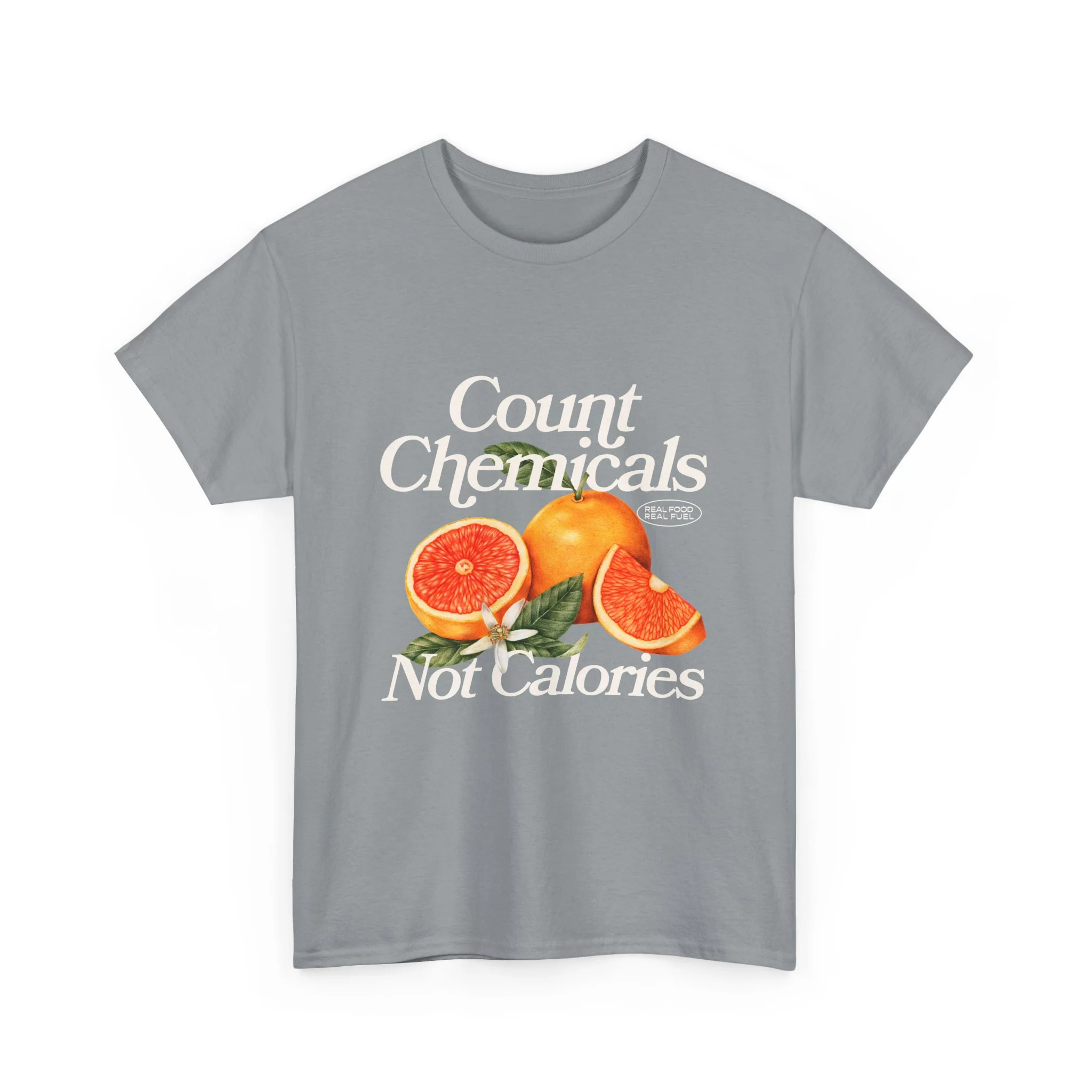 "Count Chemical Not Calories " Cotton Front Design Loose Fit - Image 23