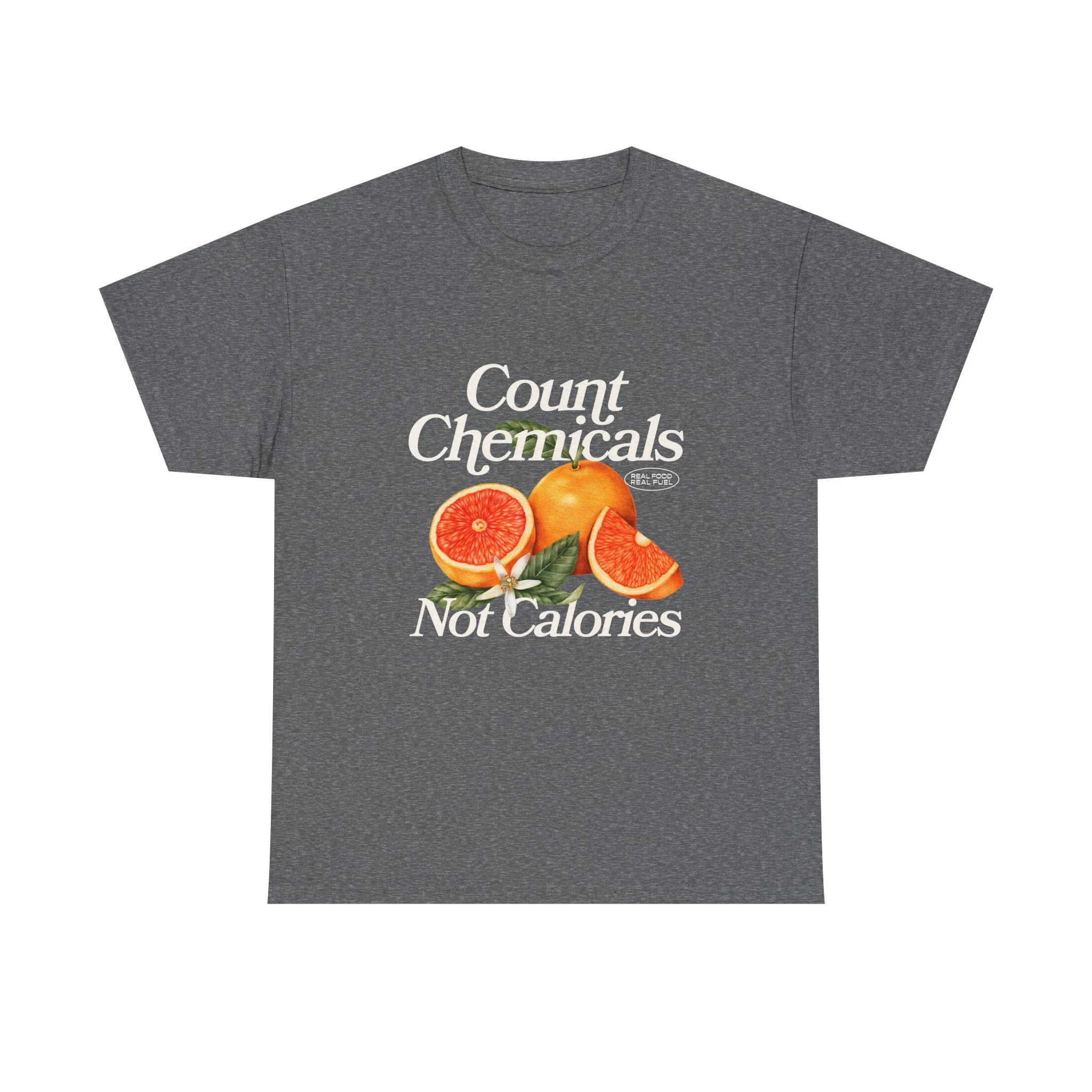 "Count Chemical Not Calories " Cotton Front Design Loose Fit - Image 5