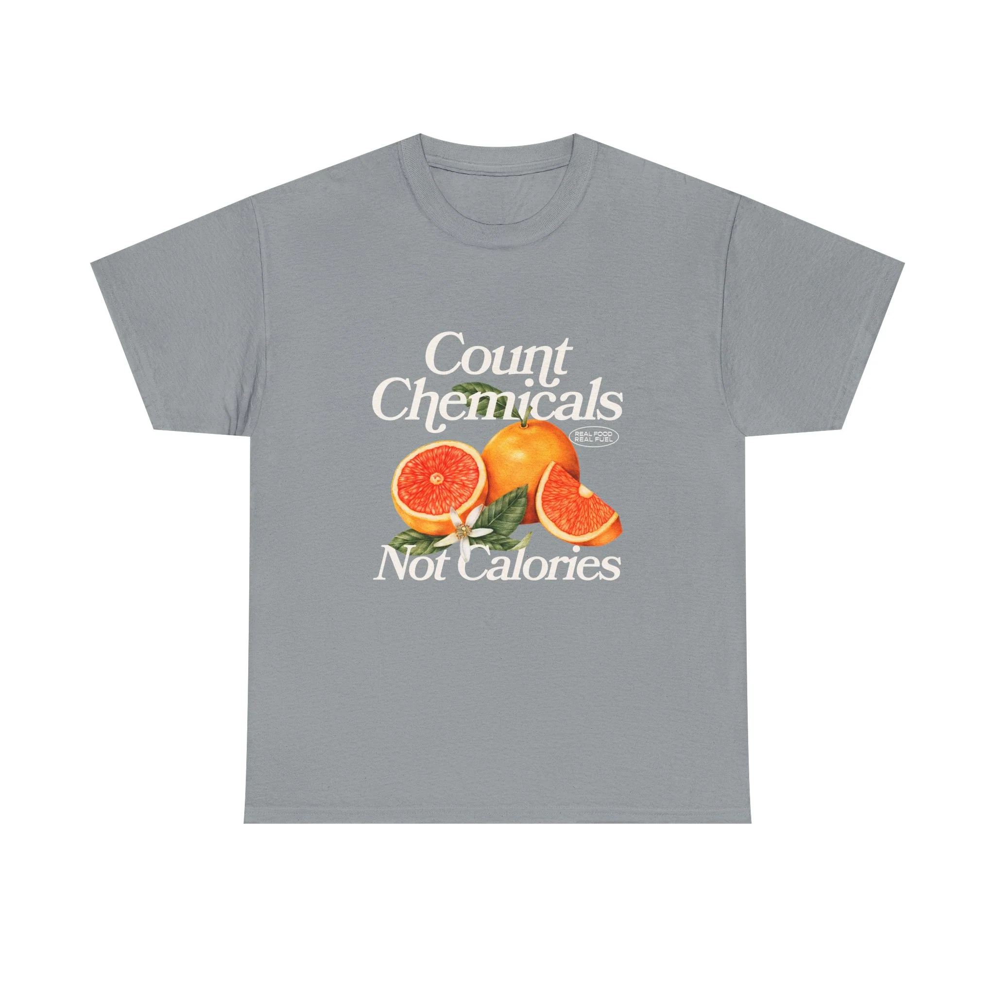"Count Chemical Not Calories " Cotton Front Design Loose Fit - Image 6