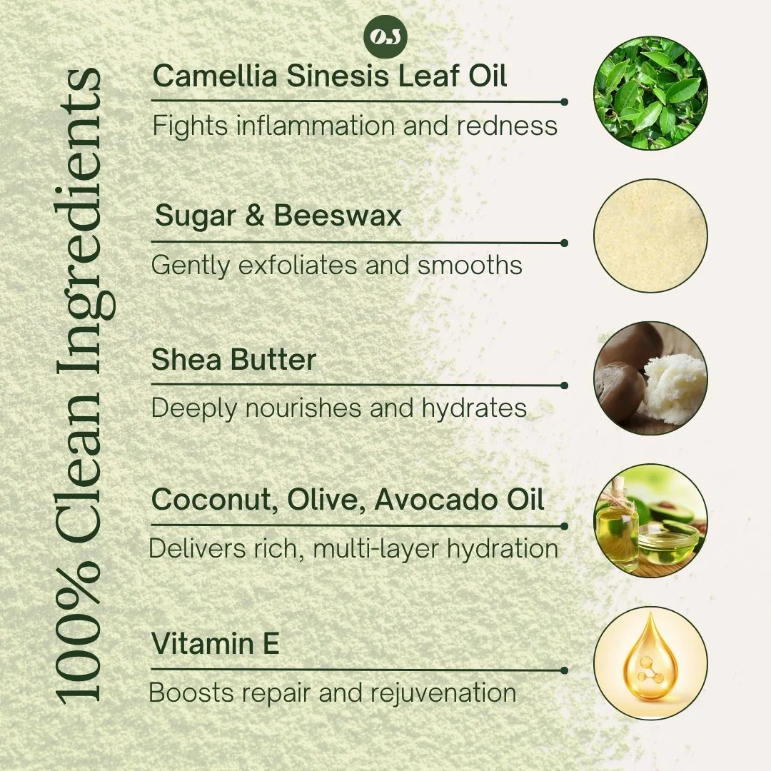 Green Matcha Face Scrub - Image 4