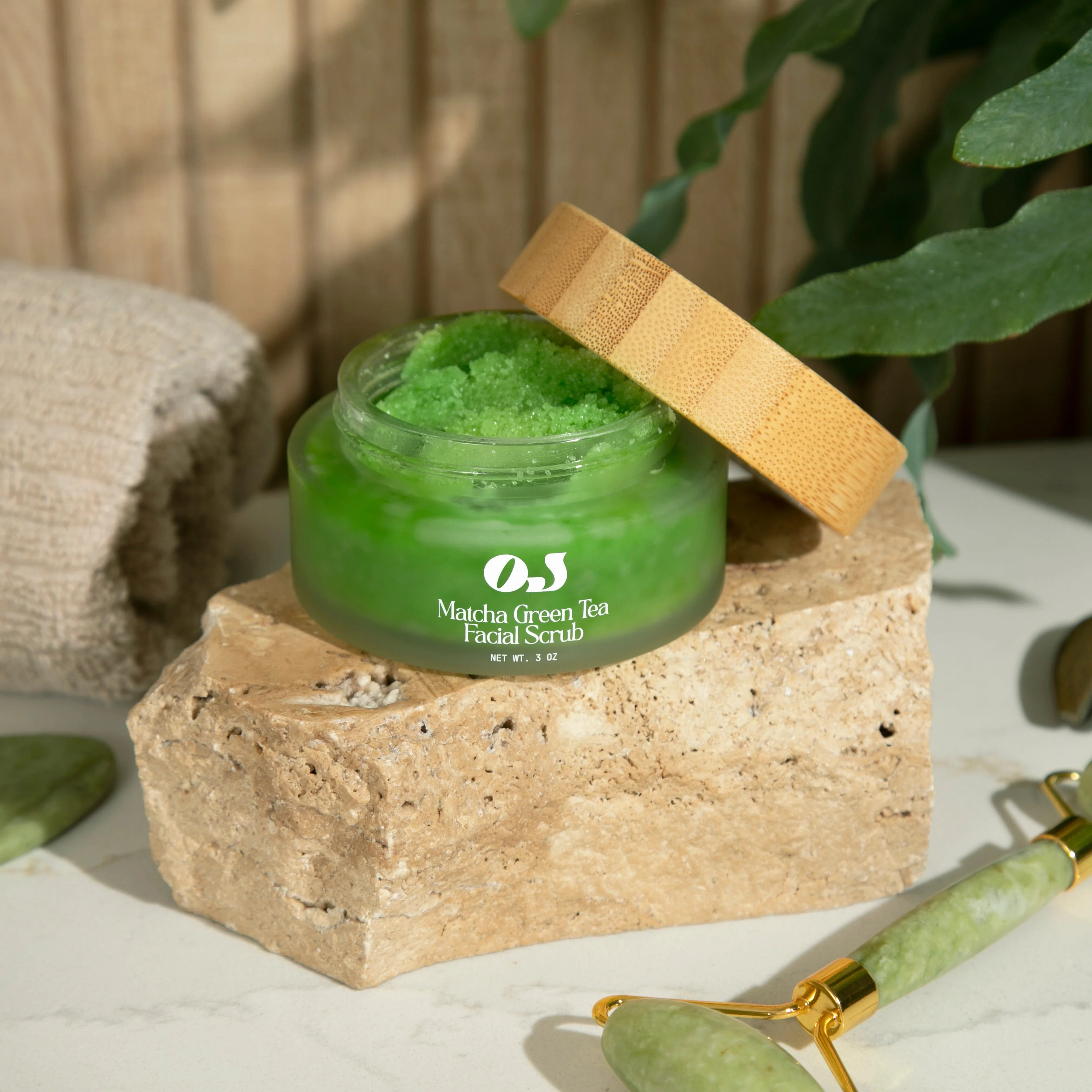 Green Matcha Face Scrub - Image 5
