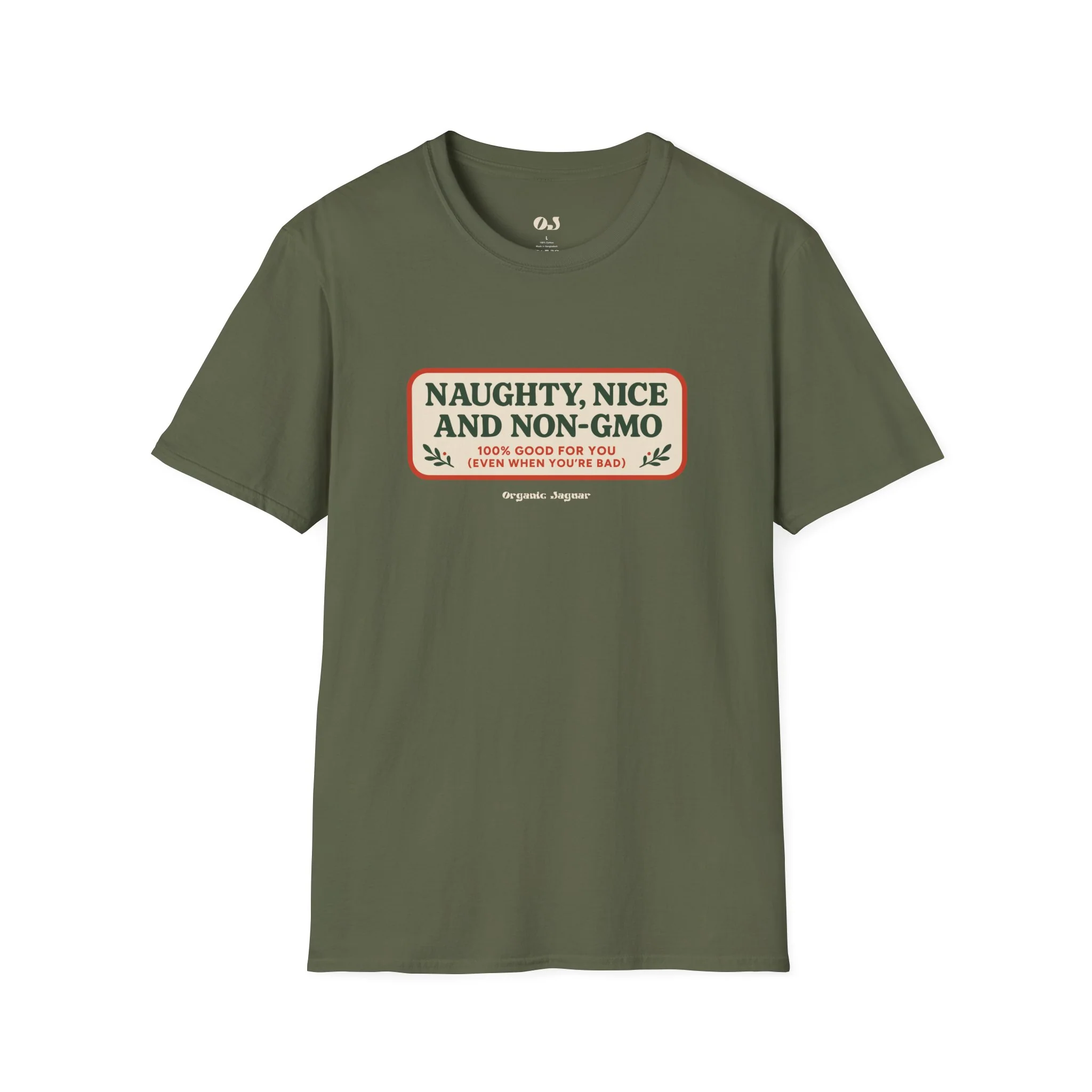 Naughty, Nice, and Non-GMO T-Shirt - Image 3