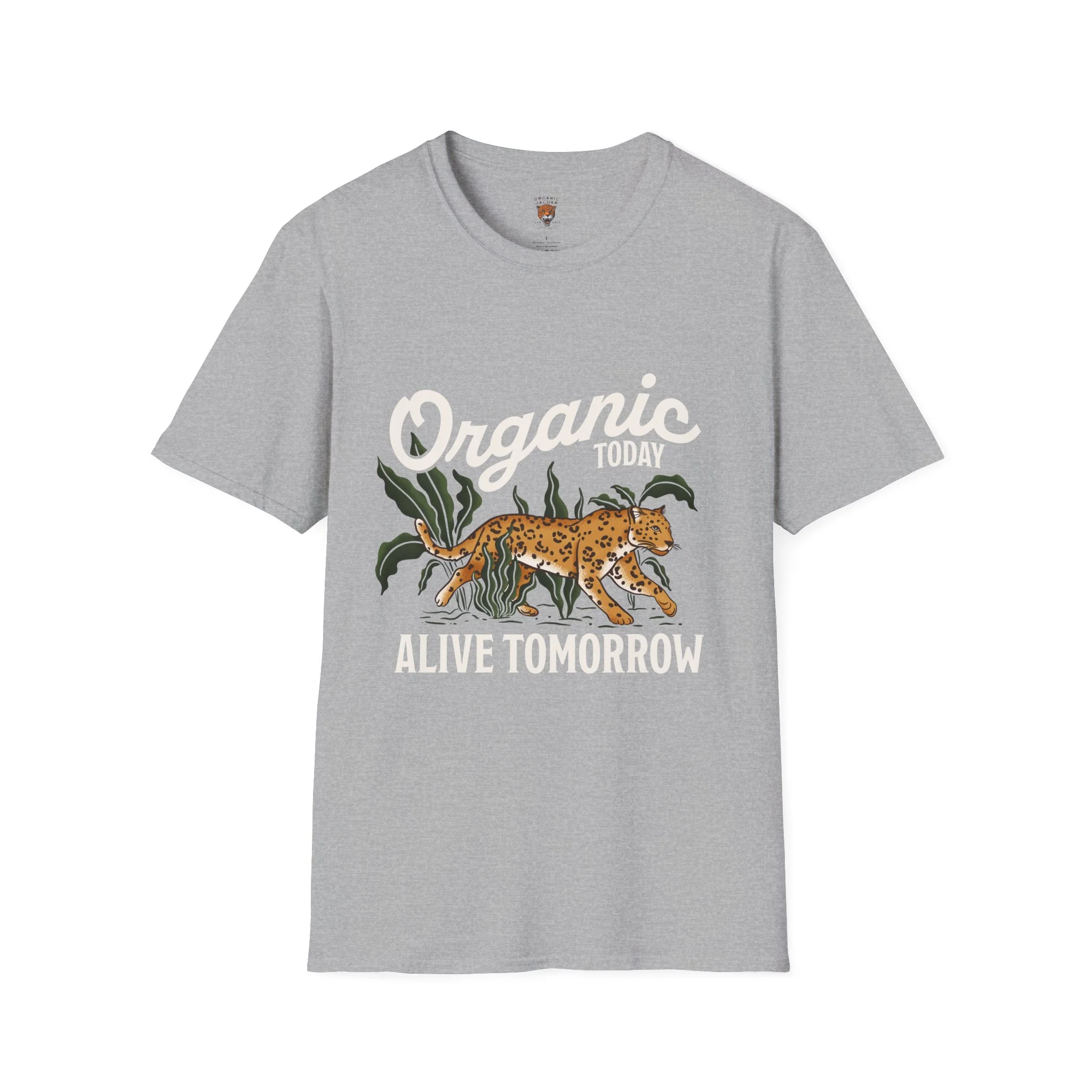 "Organic Today , Alive Tomorrow " Cotton Tight Fit - Image 3