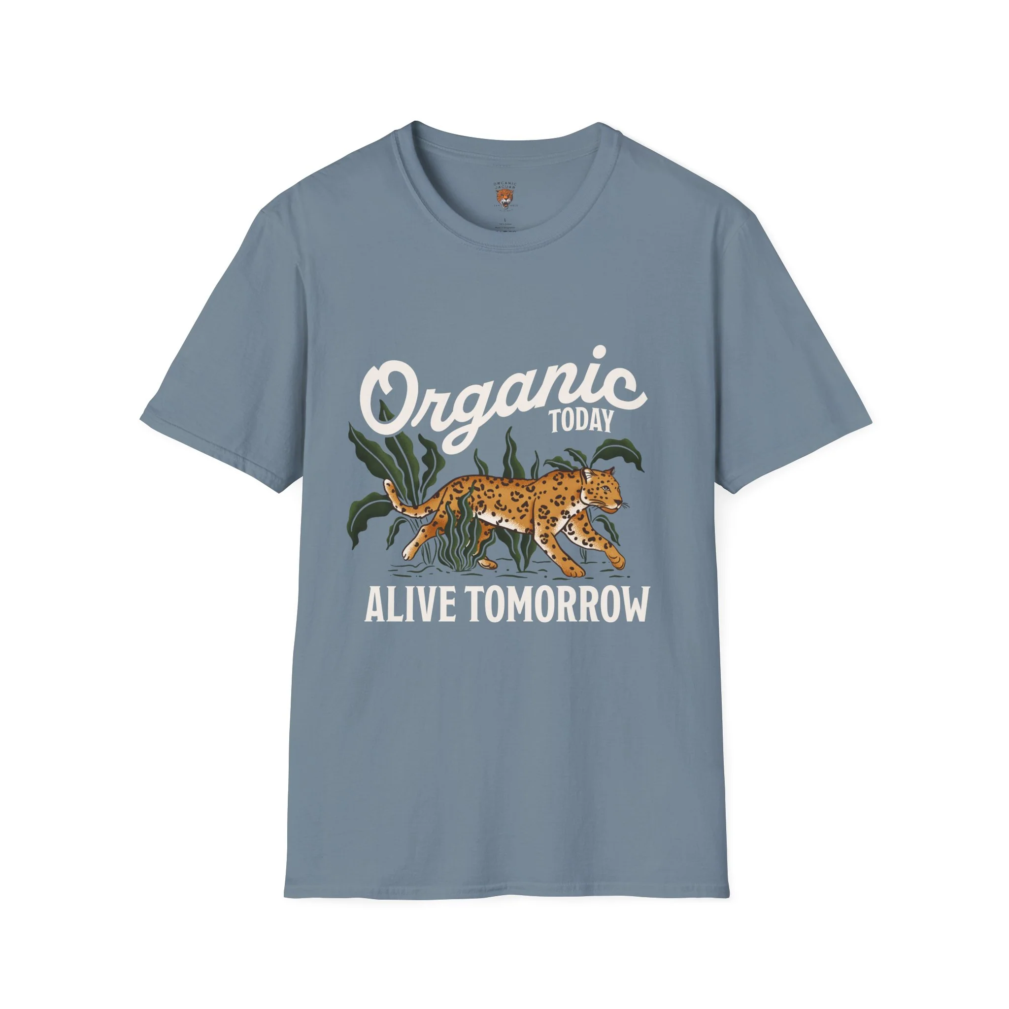 "Organic Today , Alive Tomorrow " Cotton Tight Fit - Image 4